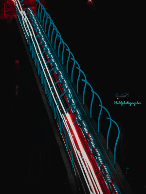 10X Optik Zoomda Fiskaya Köprüsünden Araba Lamba İzleri çekimi 📷 / 14158