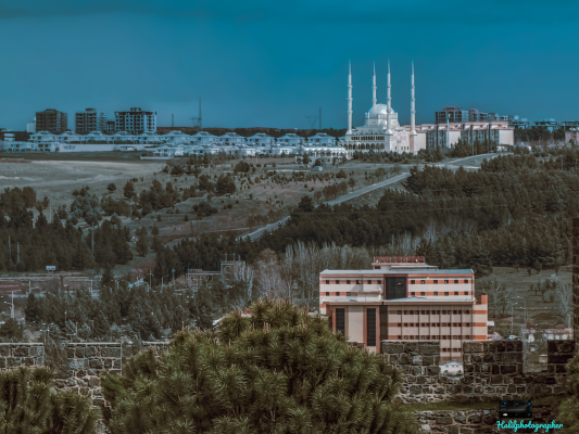 10X Optik Zoomda Hz.Süleyman Cami seyir alanından Üniversite Karşı yakasına doğru Manzara çekimi 📷 / 14906